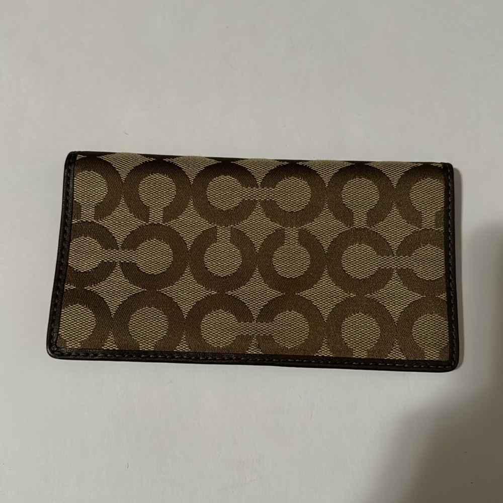 Vintage Coach Checkbook